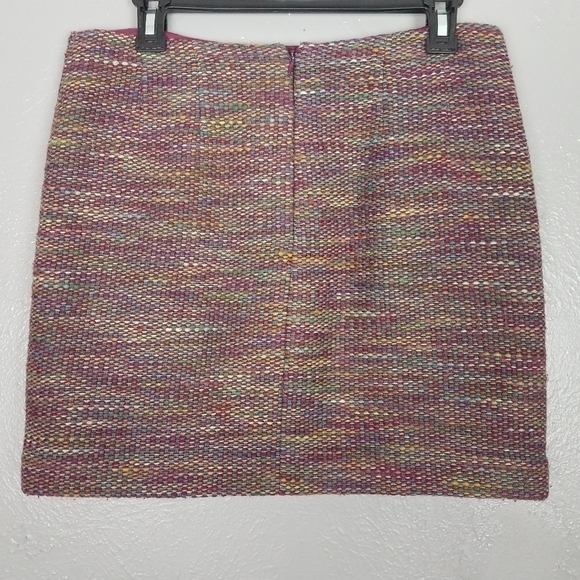 LL Bean Wool Blend Woven Textured Pencil Skirt - Picture 5 of 6